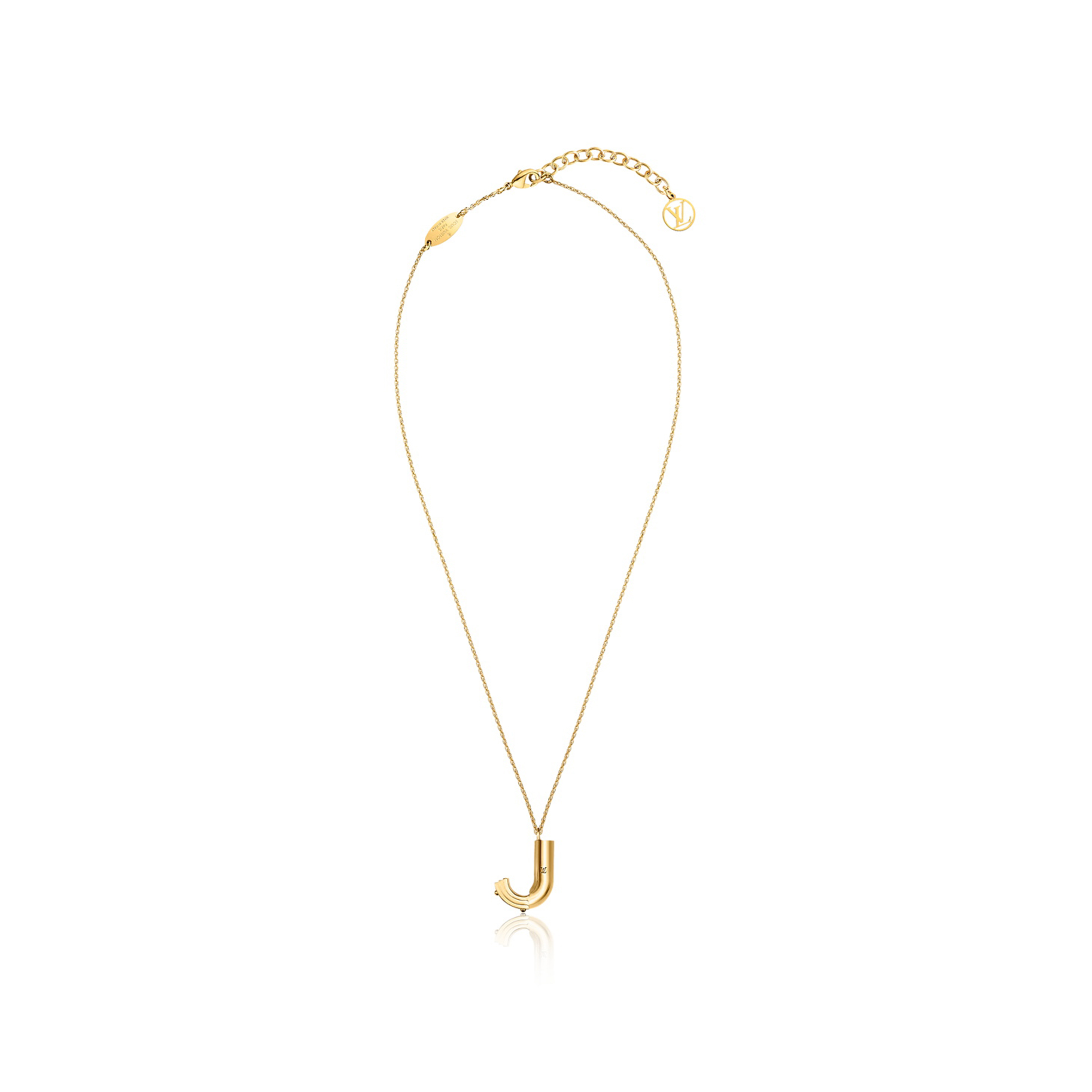 LOUIS VUITTON LV & ME NECKLACE, LETTER J M61065 LOUIS VUITTON LV & ME NECKLACE, LETTER J M61065